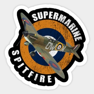 Supermarine Spitfire WW2 Warbirds Warplanes Sticker